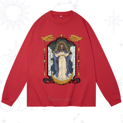 Purplehecate Holy Guardian Long Sleeve T-Shirt