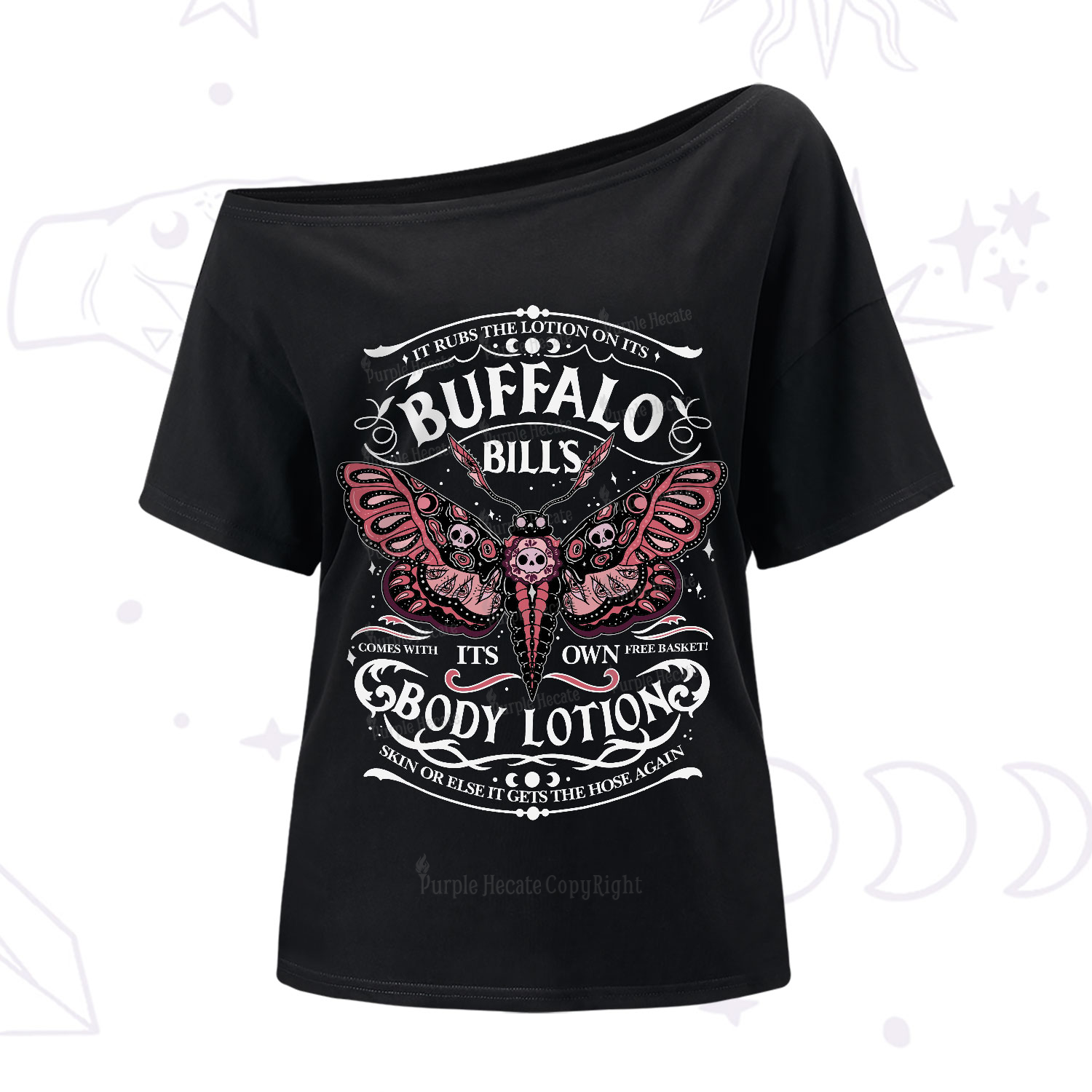 Purplehecate Buffalo Bill's Body Lotion One-Shoulder T-Shirt
