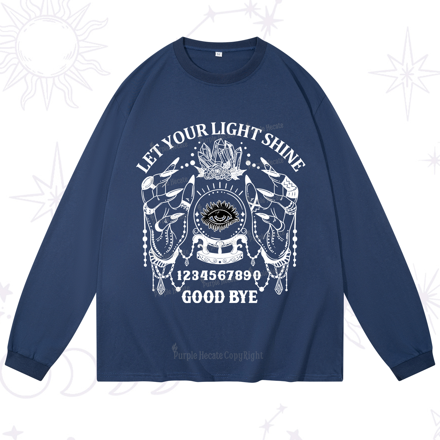 Purplehecate Let Your Light Shine Long Sleeve T-Shirt
