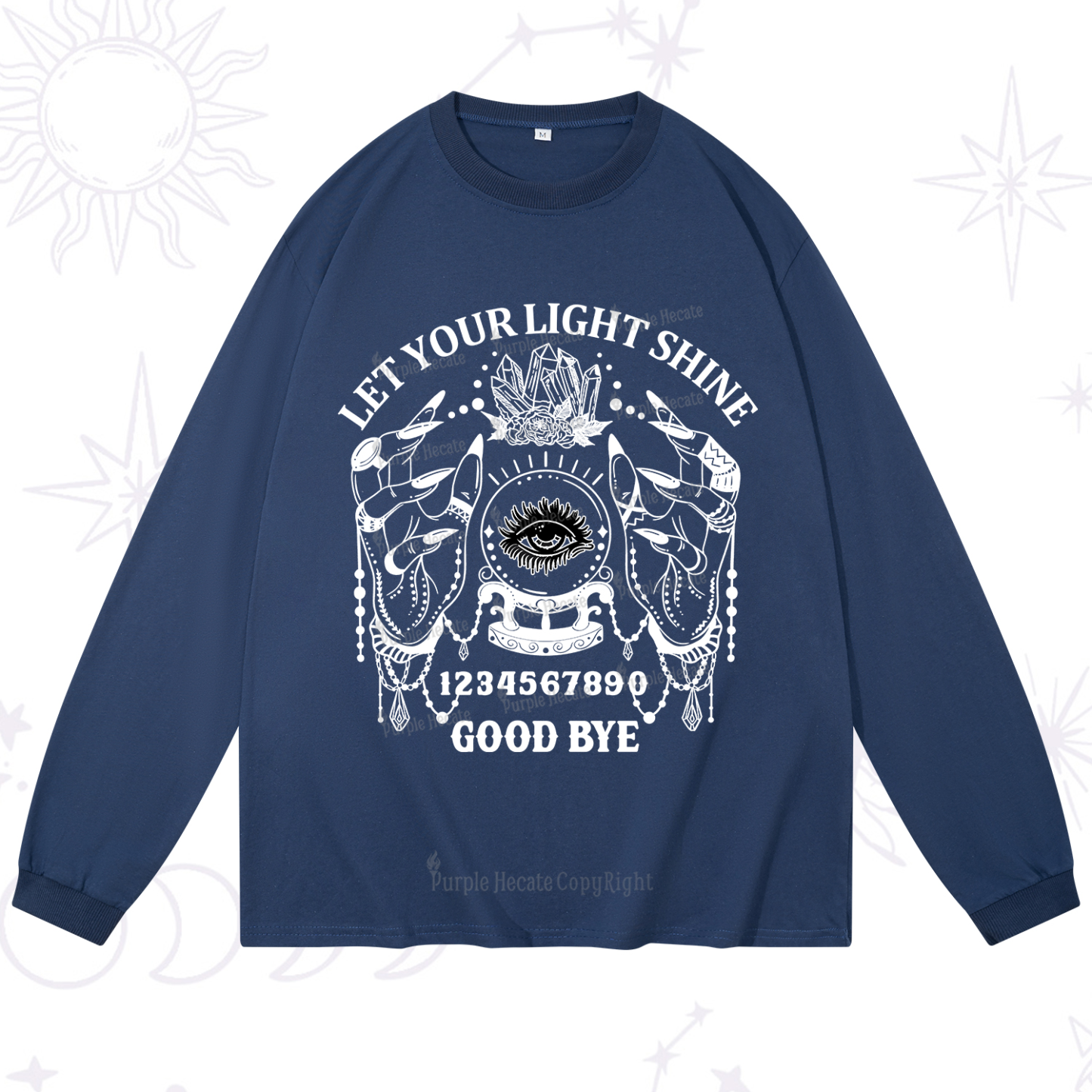 Purplehecate Let Your Light Shine Long Sleeve T-Shirt
