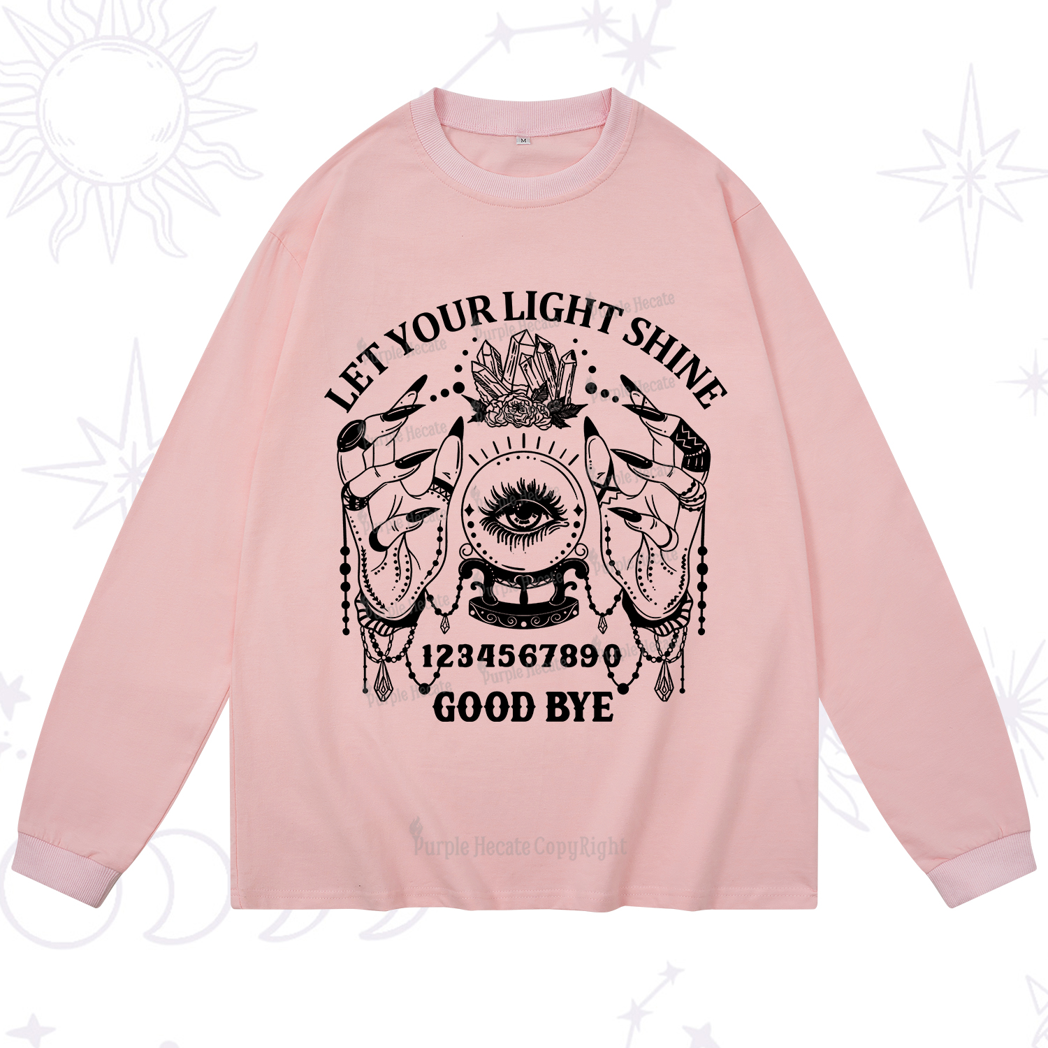 Purplehecate Let Your Light Shine Long Sleeve T-Shirt