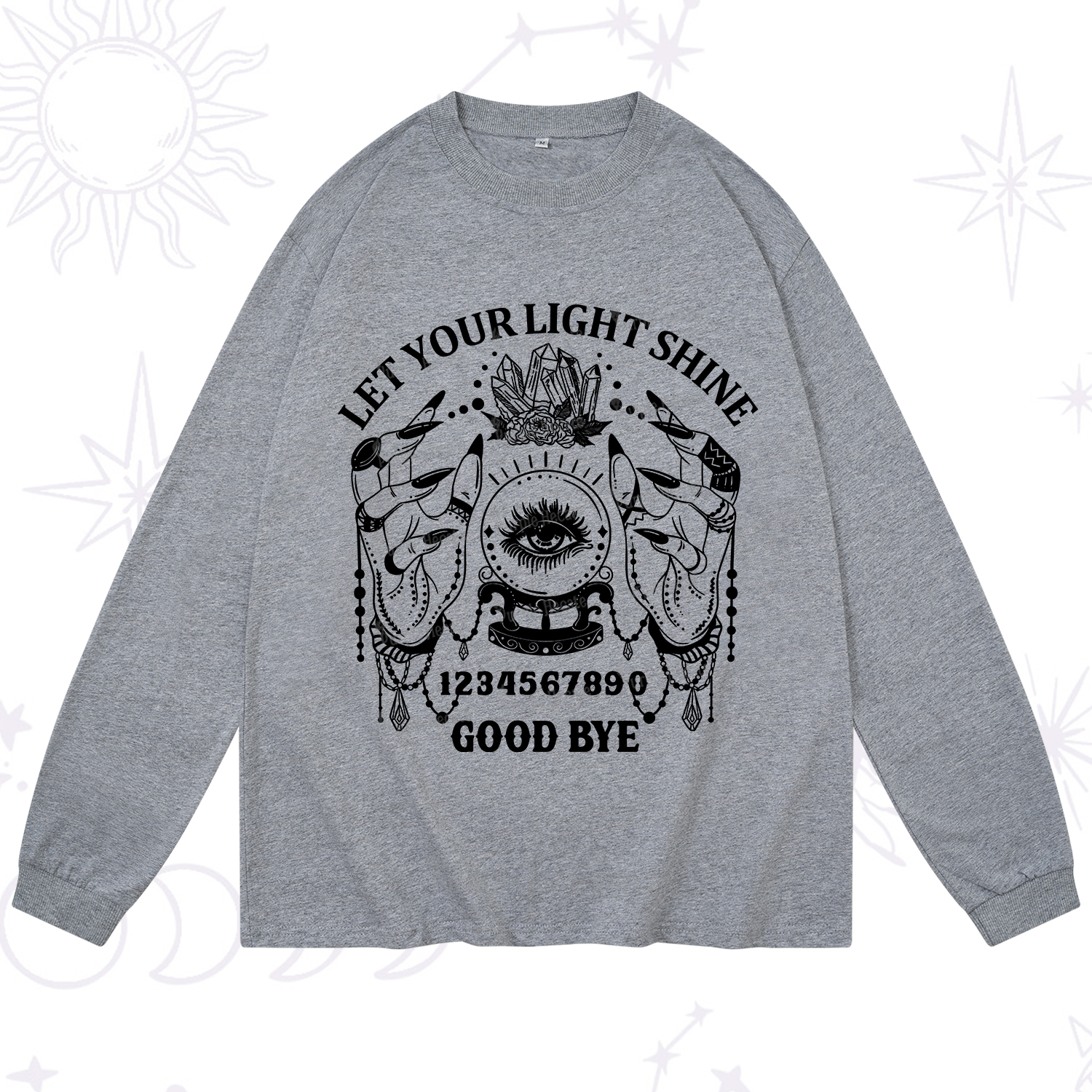 Purplehecate Let Your Light Shine Long Sleeve T-Shirt