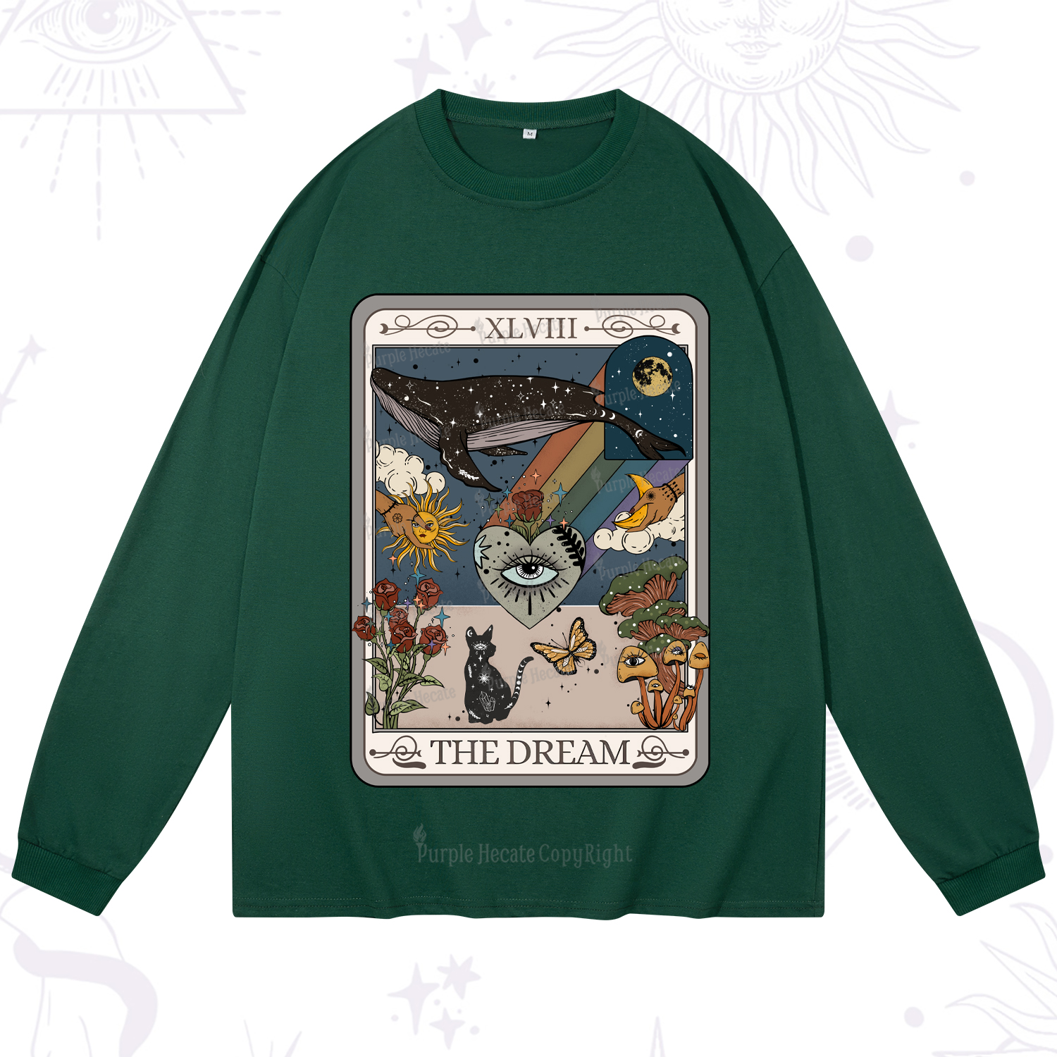 Purplehecate The Dream Tarot Long Sleeve T-Shirt