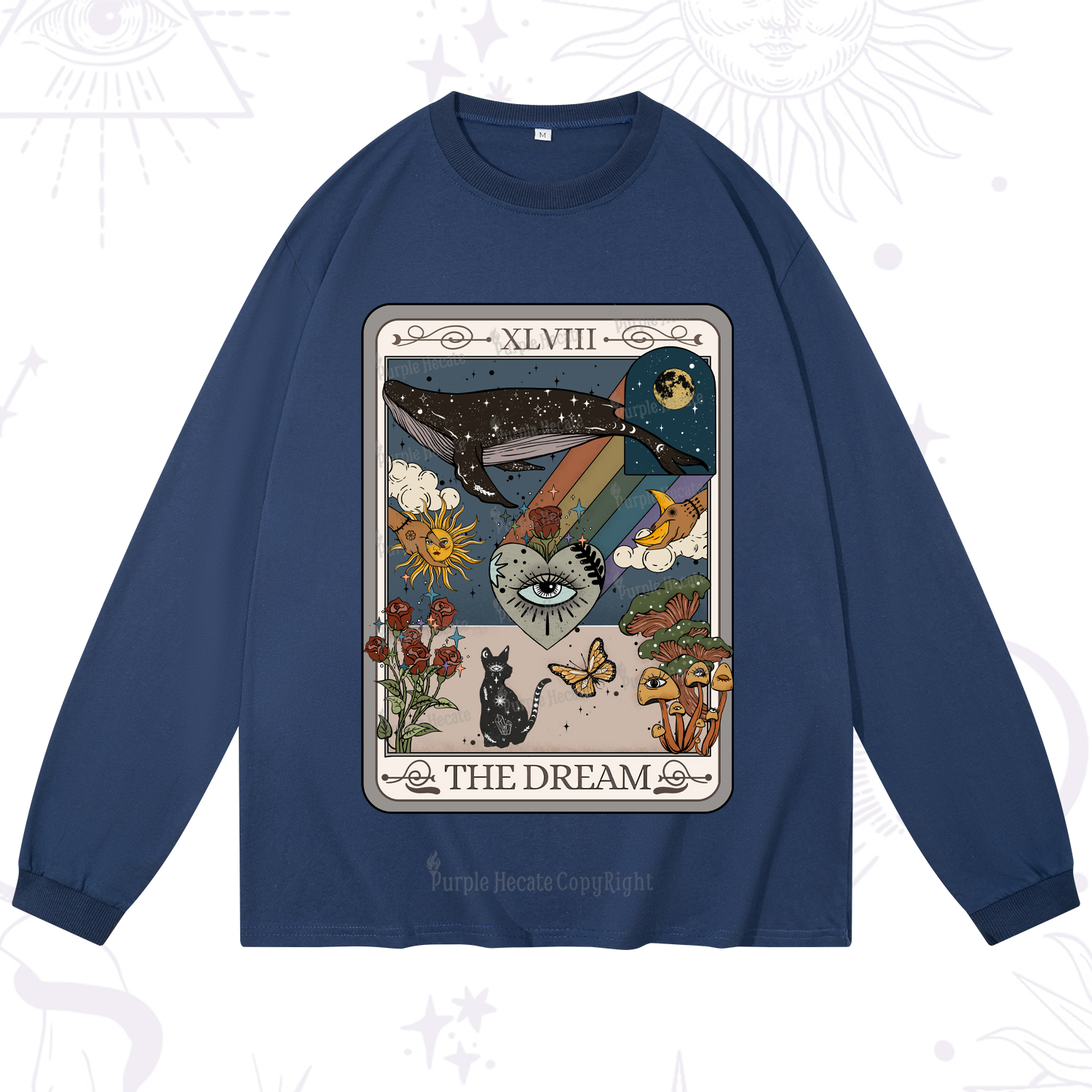 Purplehecate The Dream Tarot Long Sleeve T-Shirt