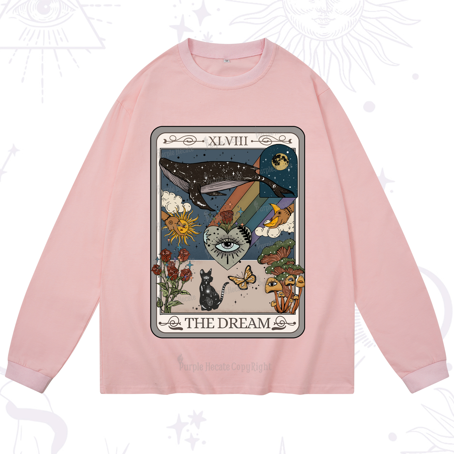 Purplehecate The Dream Tarot Long Sleeve T-Shirt