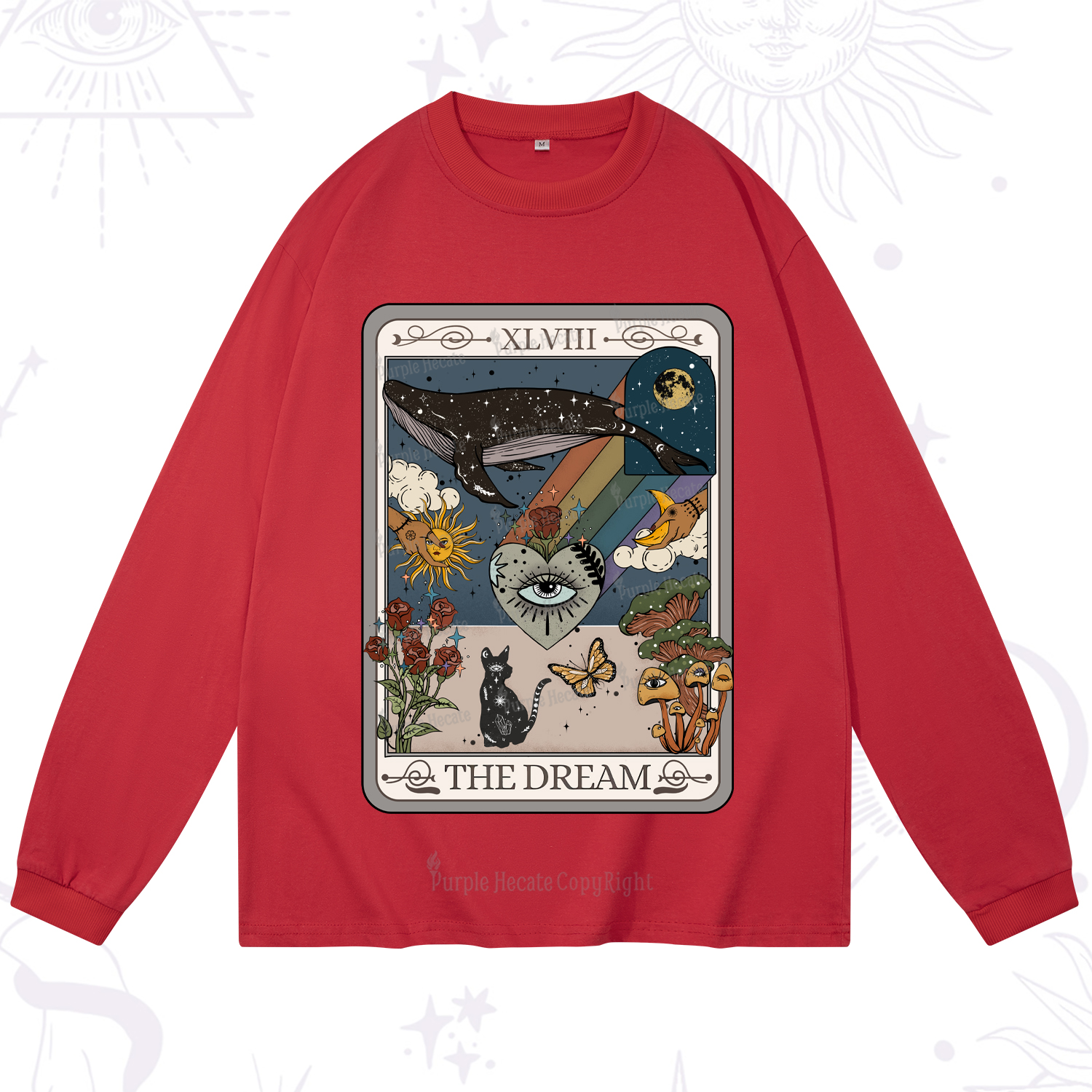 Purplehecate The Dream Tarot Long Sleeve T-Shirt