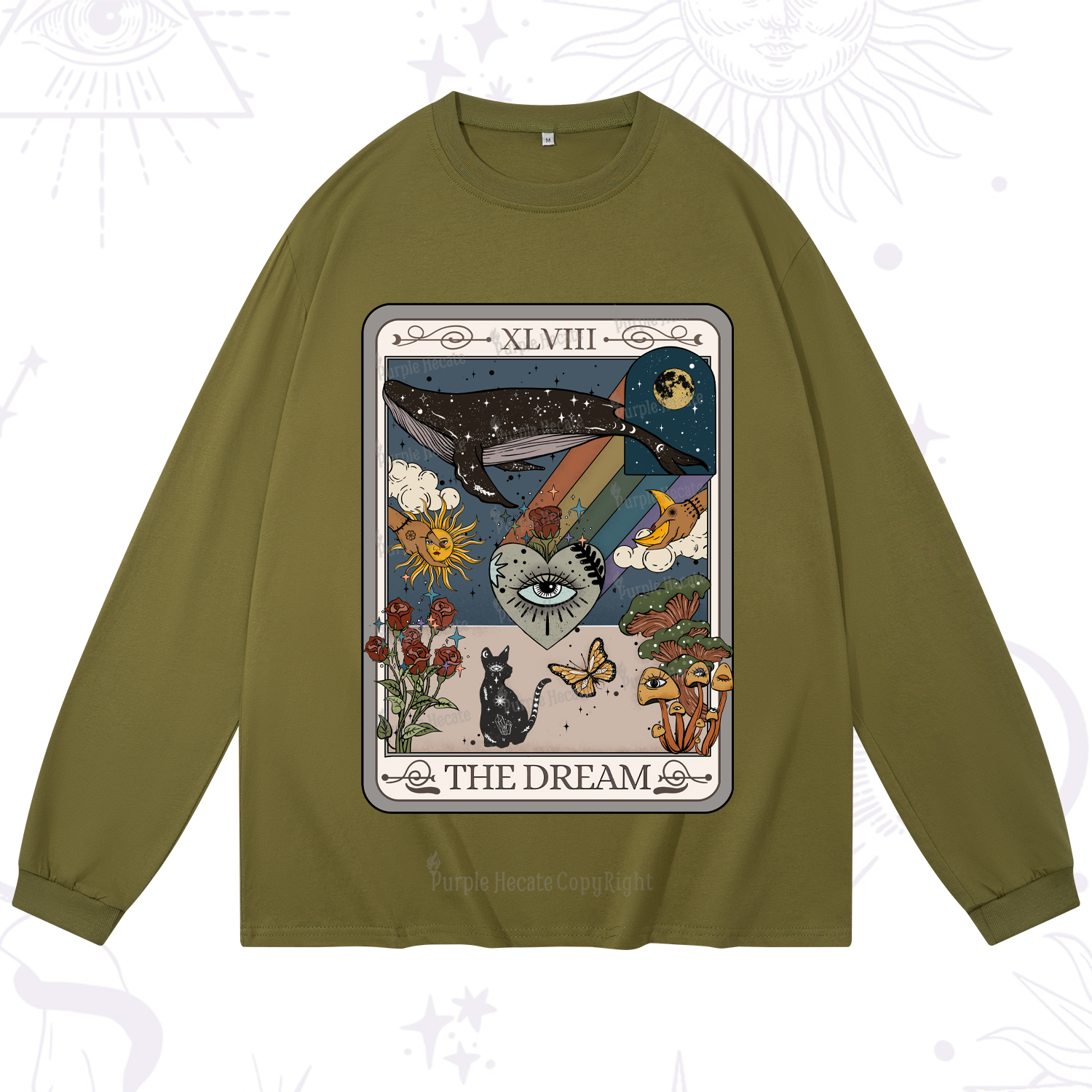 Purplehecate The Dream Tarot Long Sleeve T-Shirt