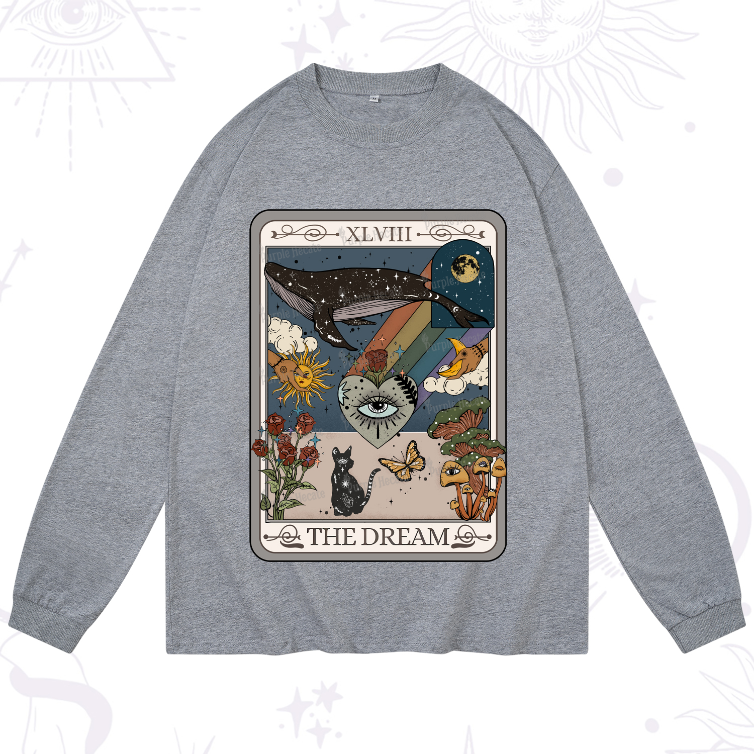 Purplehecate The Dream Tarot Long Sleeve T-Shirt