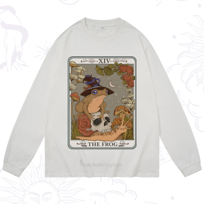 Purplehecate The Frog Tarot Long Sleeve T-Shirt