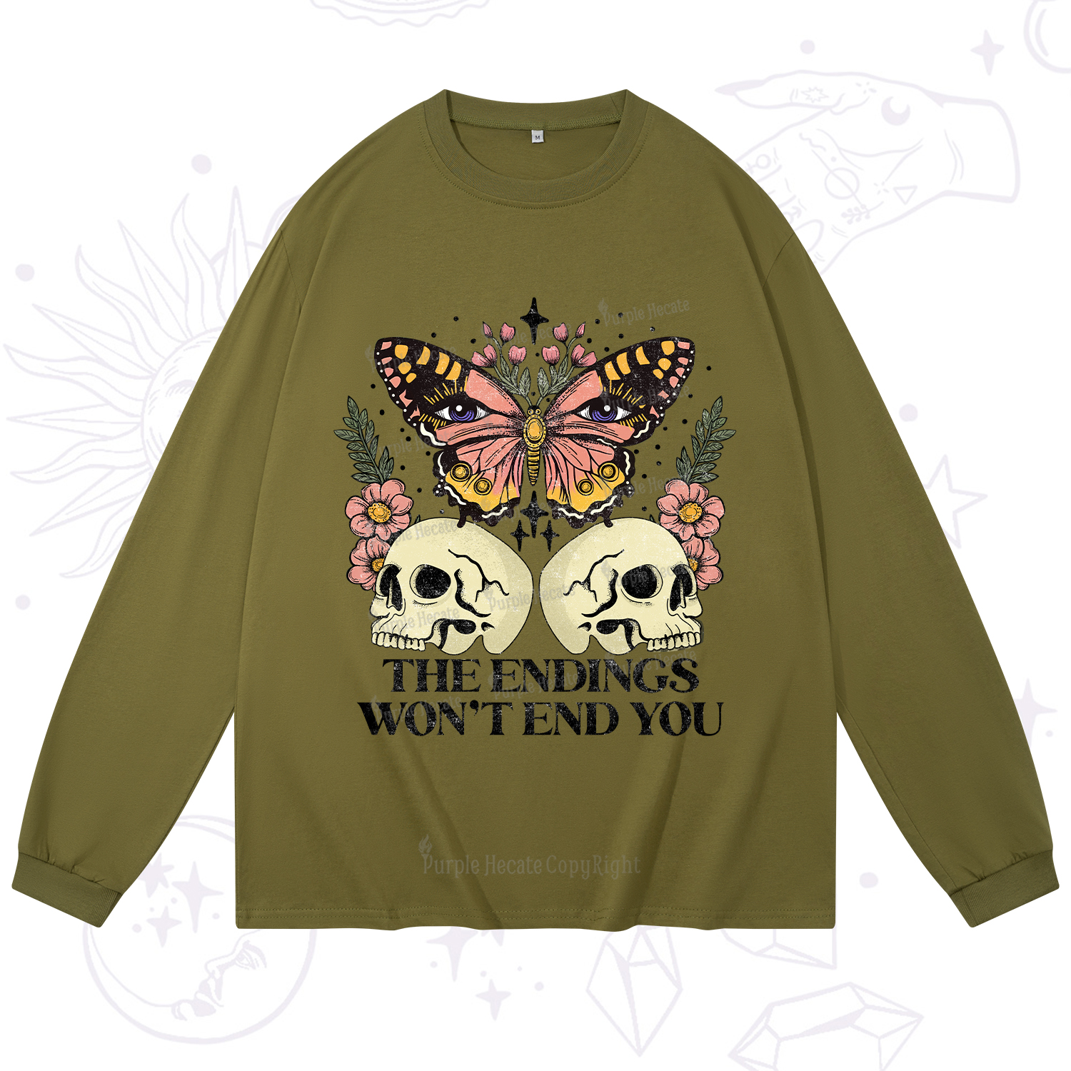 Purplehecate The Endings Won't End You Long Sleeve T-Shirt