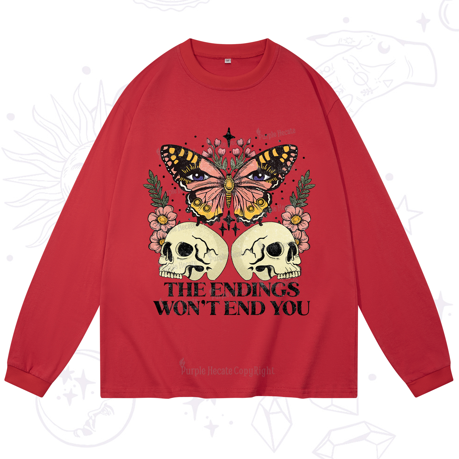 Purplehecate The Endings Won't End You Long Sleeve T-Shirt