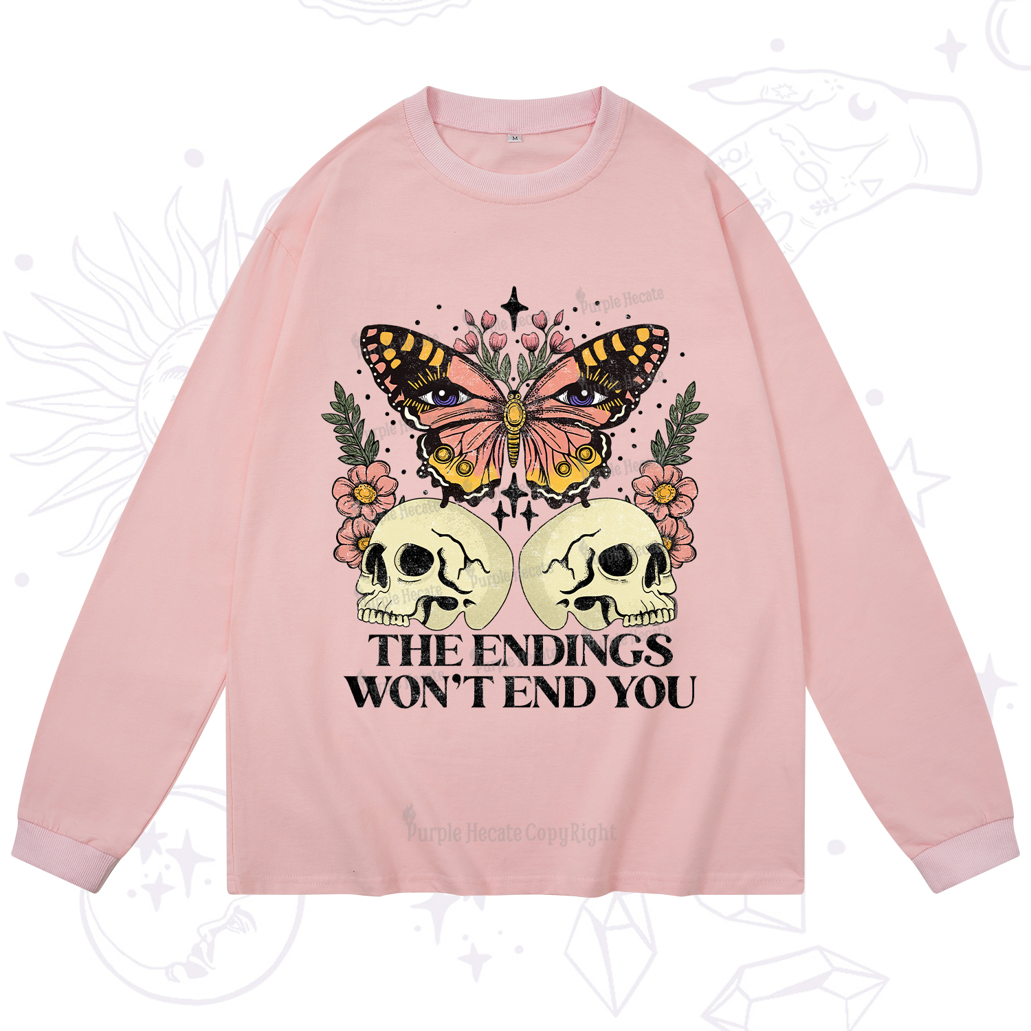 Purplehecate The Endings Won't End You Long Sleeve T-Shirt
