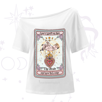 Purplehecate I Put A Spell On Him And Now He's Mine One-Shoulder T-Shirt