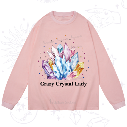 Purplehecate Crazy Crystal Long Sleeve T-Shirt