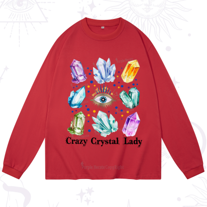 Purplehecate Crysral Lady Long Sleeve T-Shirt