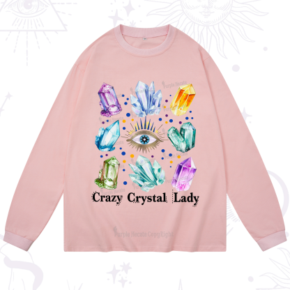 Purplehecate Crysral Lady Long Sleeve T-Shirt