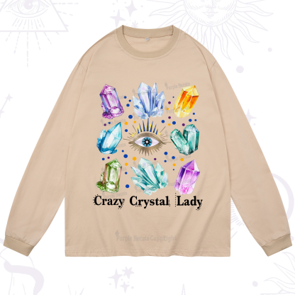 Purplehecate Crysral Lady Long Sleeve T-Shirt
