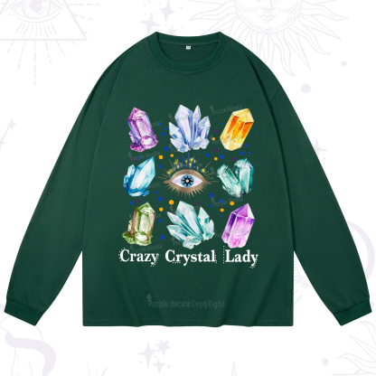 Purplehecate Crysral Lady Long Sleeve T-Shirt