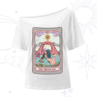 Purplehecate The Dream Day Tarot One-Shoulder T-Shirt