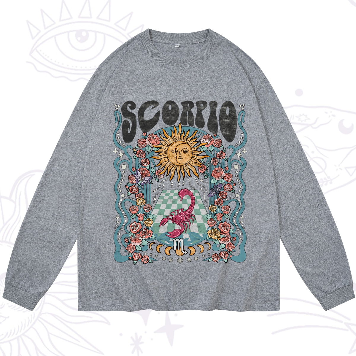 Purplehecate Scorpio Spirit Zodiac Long Sleeve T-Shirt