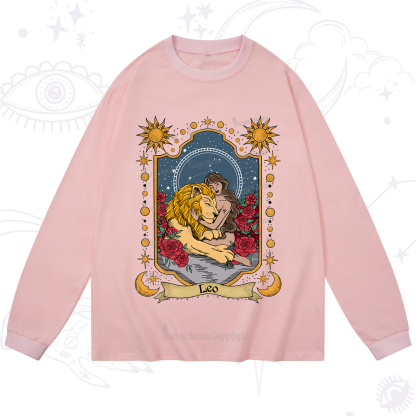 Purplehecate Leo Zodiac Long Sleeve T-Shirt