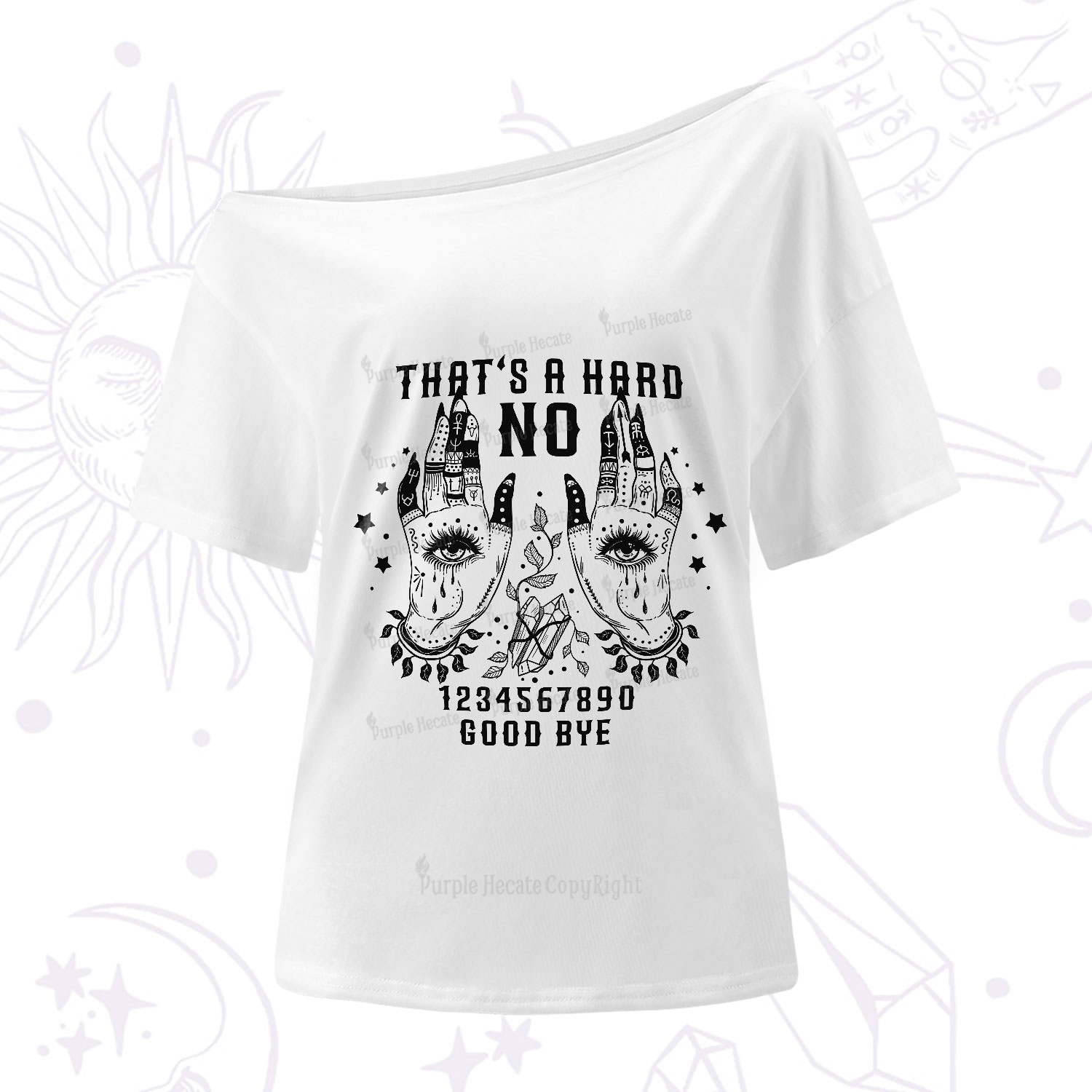 Purplehecate That's A Haro No One-Shoulder T-Shirt