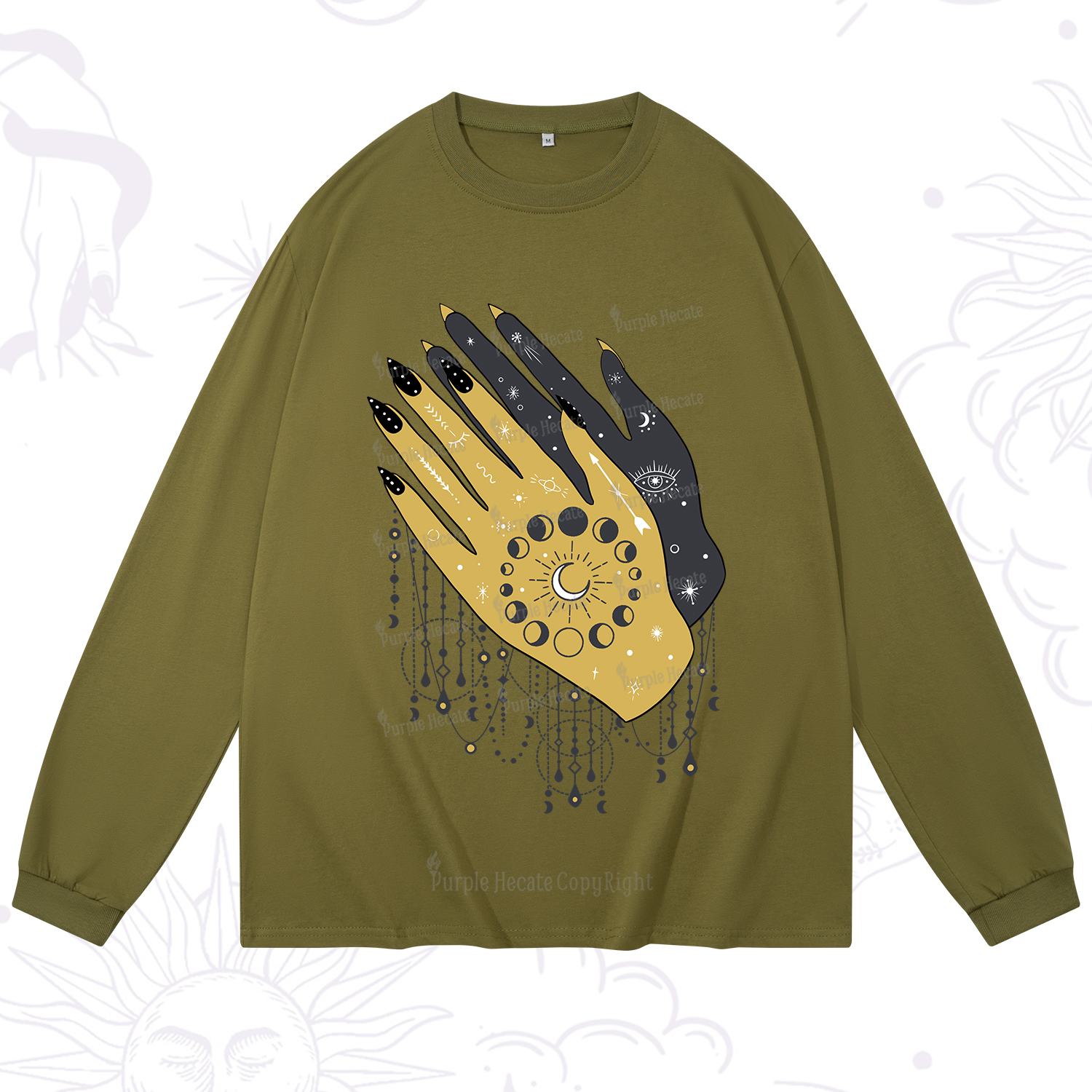 Purplehecate Wash Your Hands Long Sleeve T-Shirt