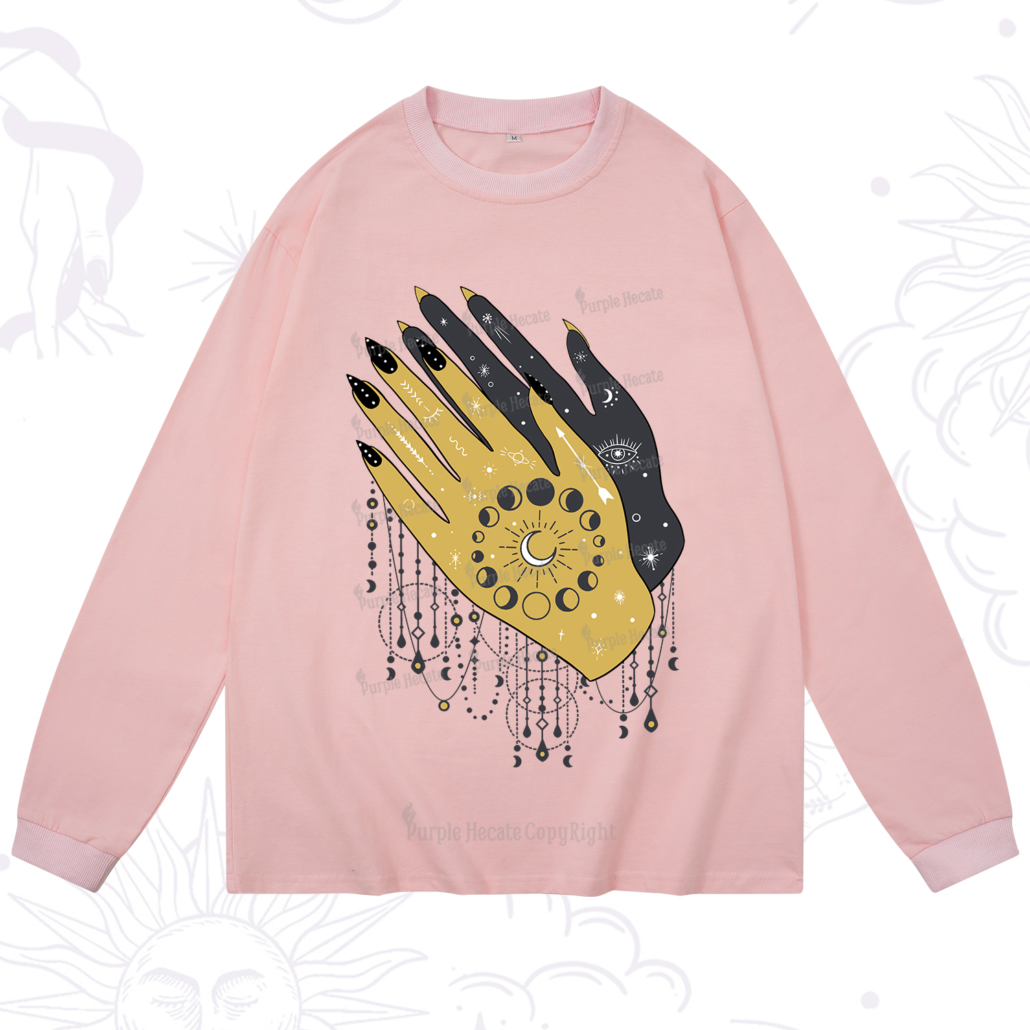 Purplehecate Wash Your Hands Long Sleeve T-Shirt