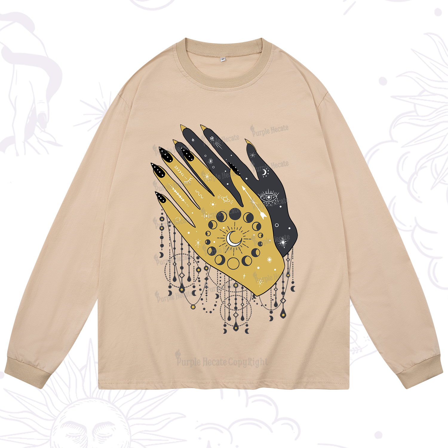 Purplehecate Wash Your Hands Long Sleeve T-Shirt