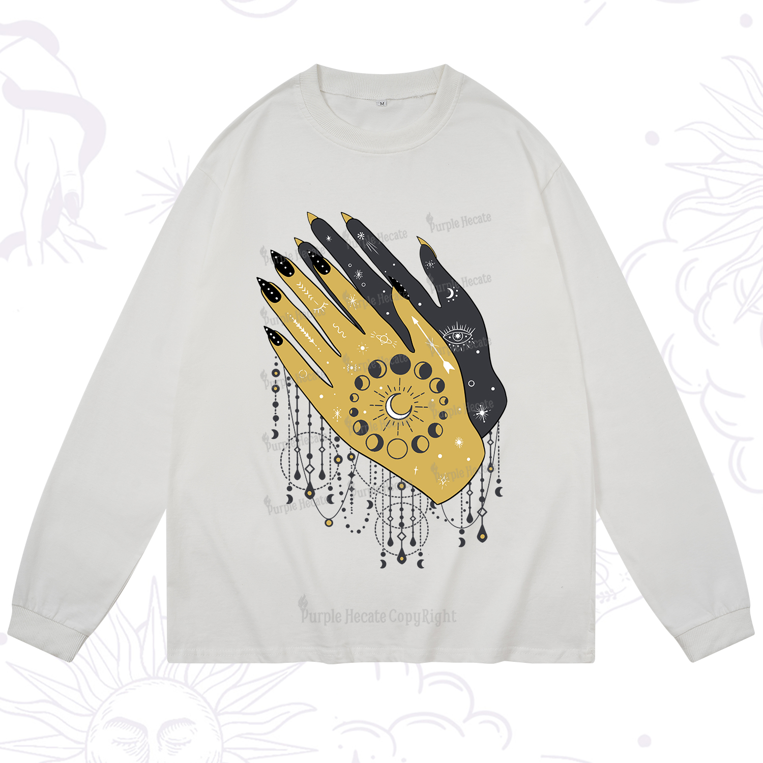 Purplehecate Wash Your Hands Long Sleeve T-Shirt