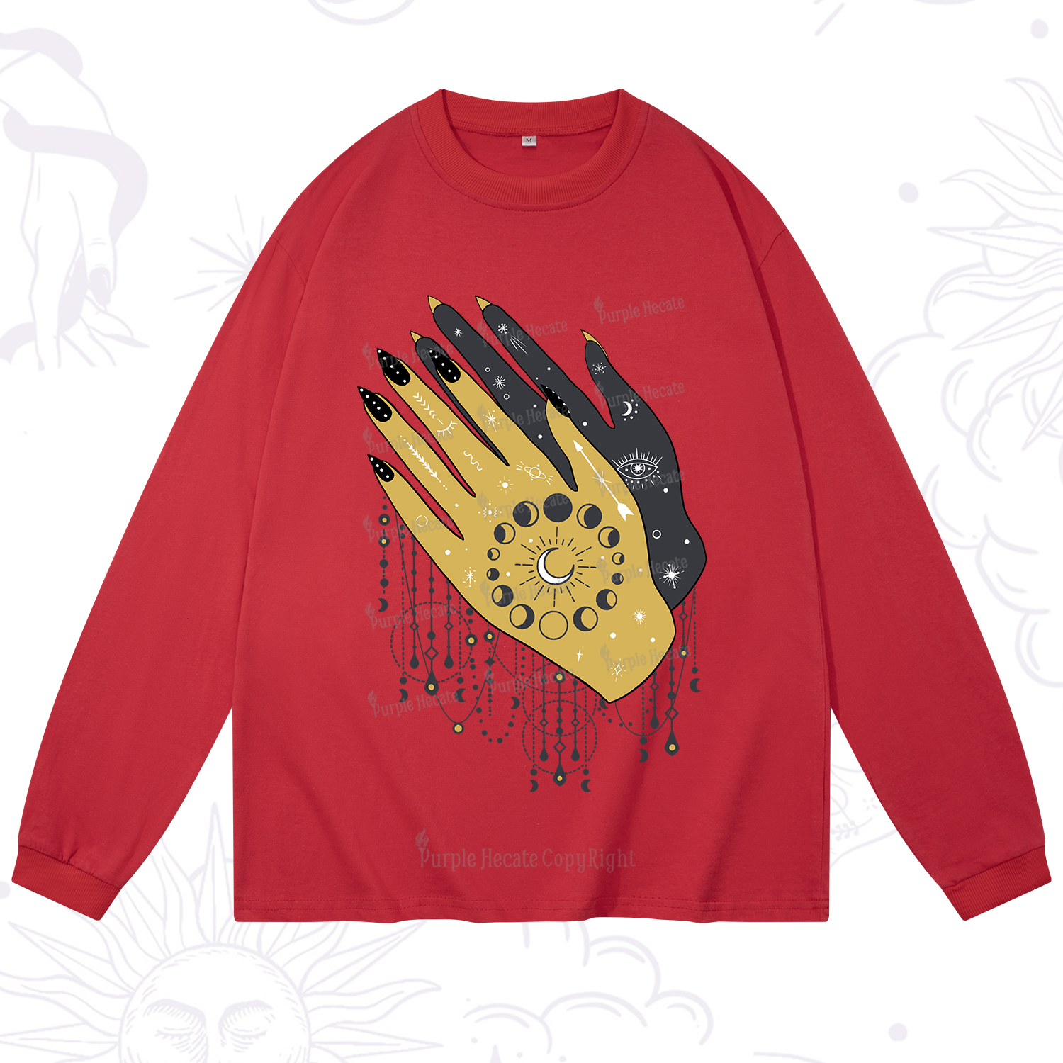Purplehecate Wash Your Hands Long Sleeve T-Shirt
