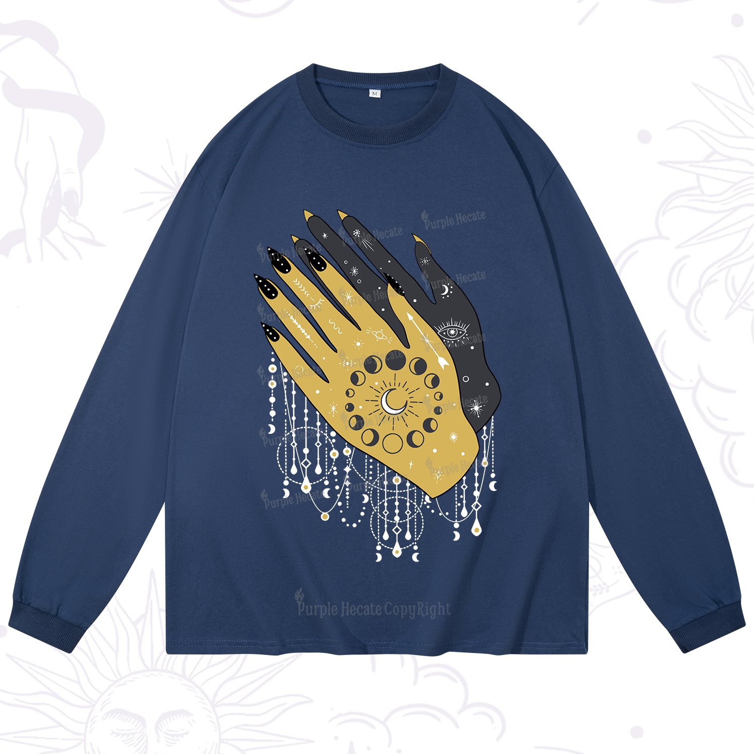 Purplehecate Wash Your Hands Long Sleeve T-Shirt