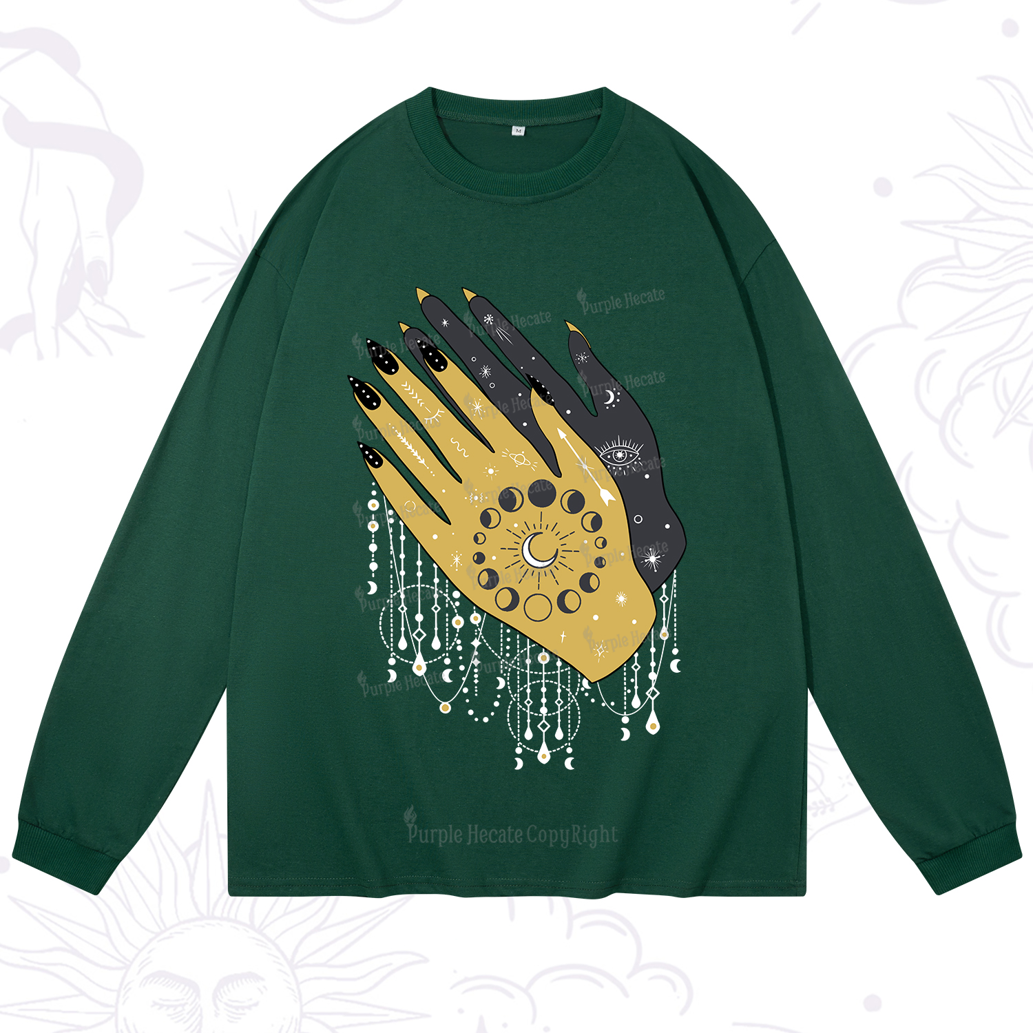 Purplehecate Wash Your Hands Long Sleeve T-Shirt