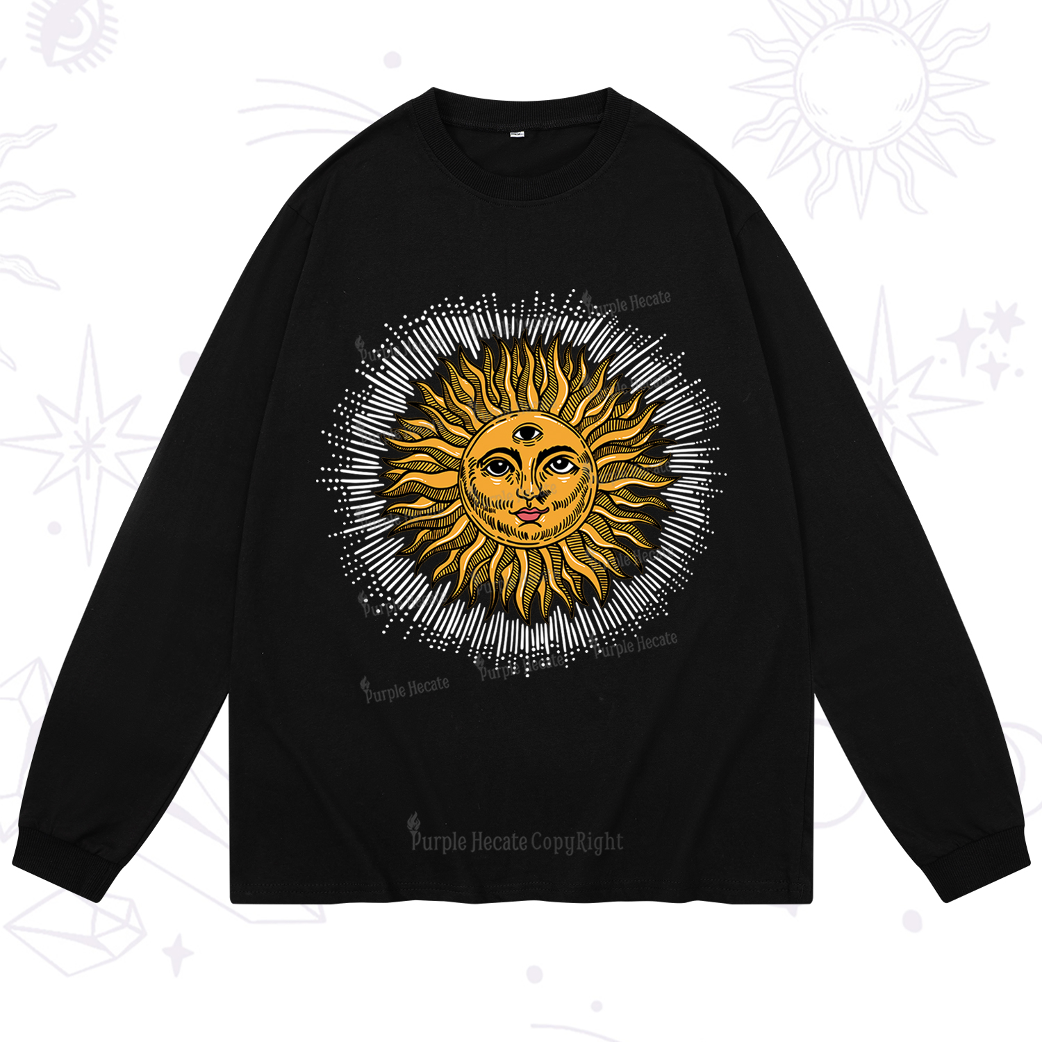 Purplehecate Sat Nam Long Sleeve T-Shirt