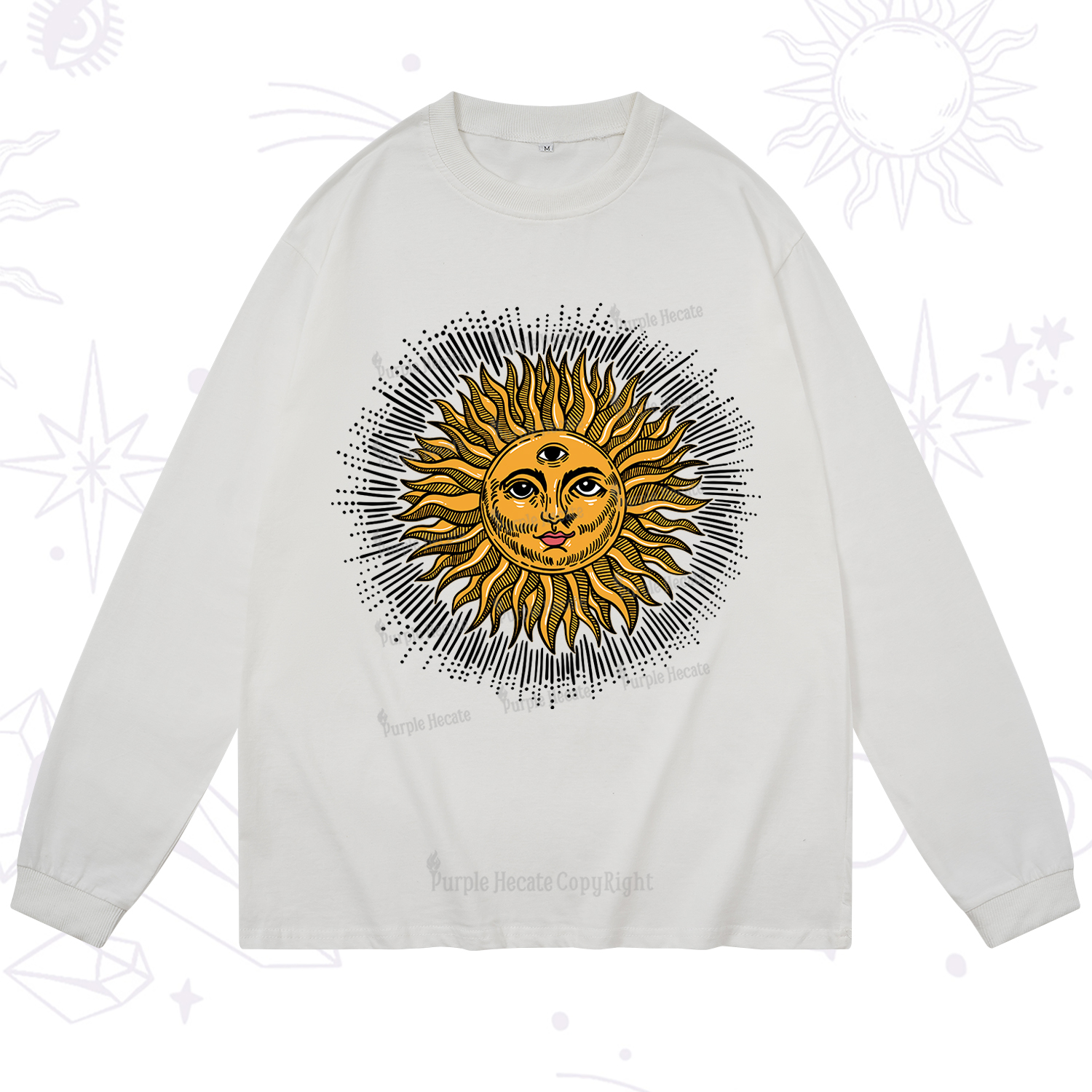 Purplehecate Sat Nam Long Sleeve T-Shirt