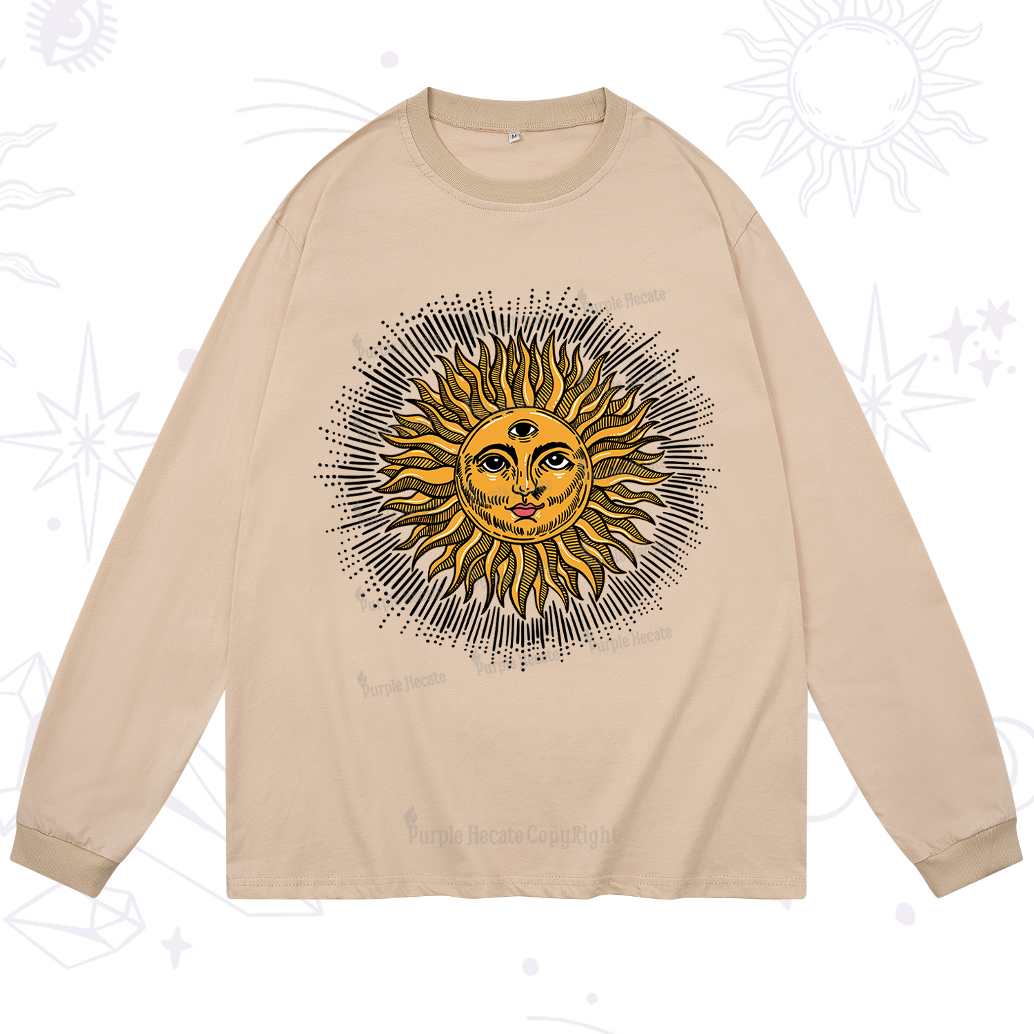 Purplehecate Sat Nam Long Sleeve T-Shirt