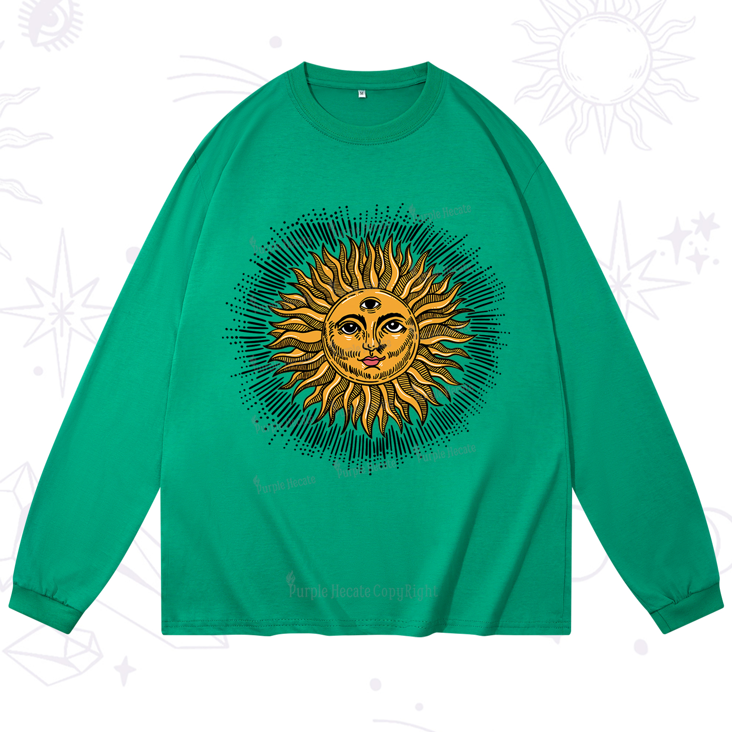 Purplehecate Sat Nam Long Sleeve T-Shirt