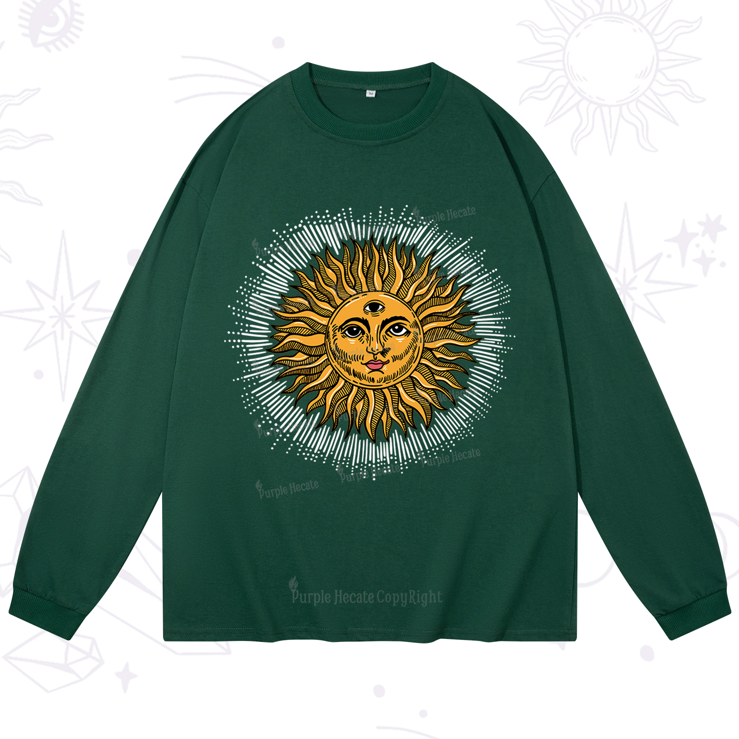 Purplehecate Sat Nam Long Sleeve T-Shirt