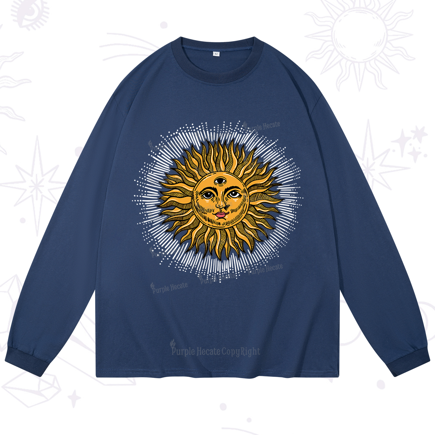 Purplehecate Sat Nam Long Sleeve T-Shirt