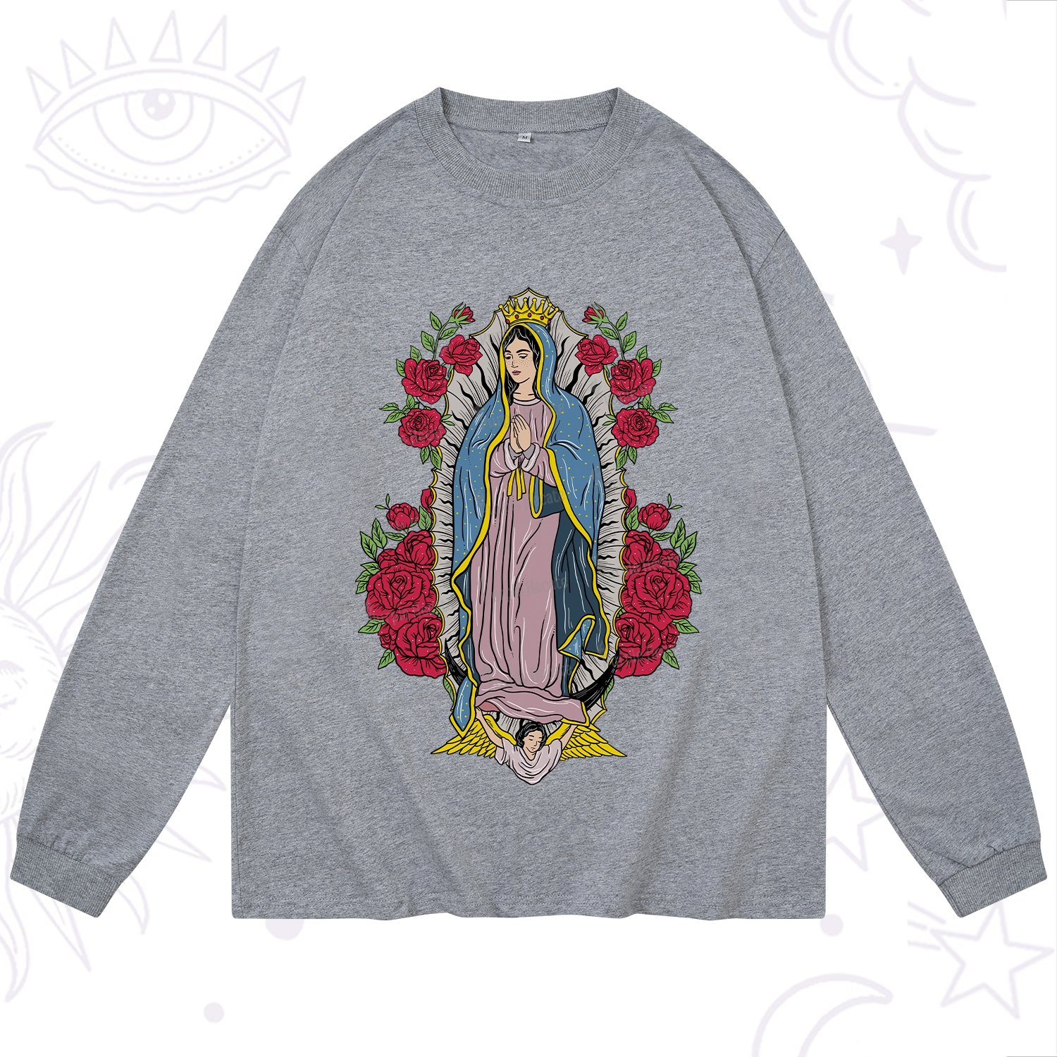 Purplehecate Mother Mary Long Sleeve T-Shirt