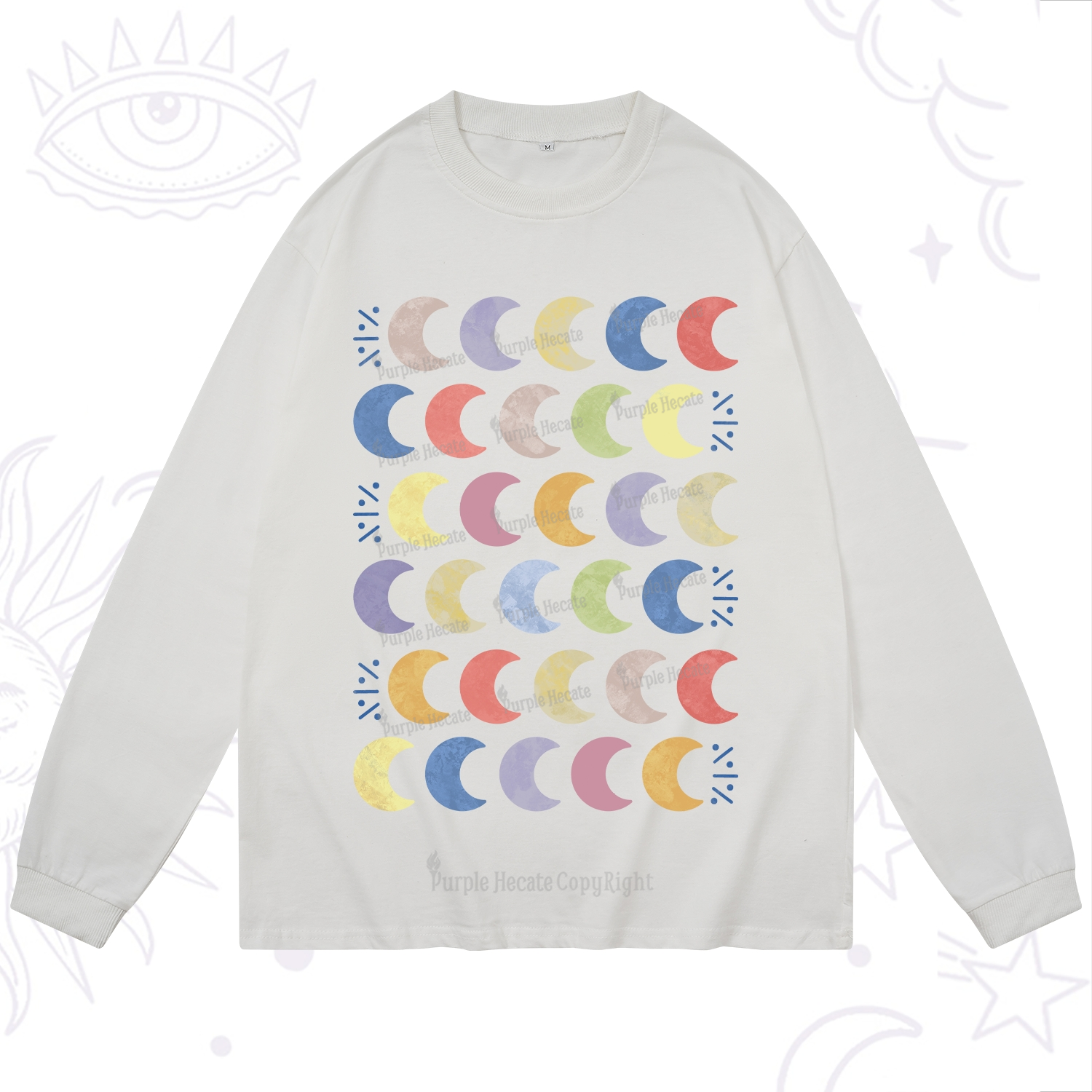 Purplehecate Every Phase Of Me Long Sleeve T-Shirt