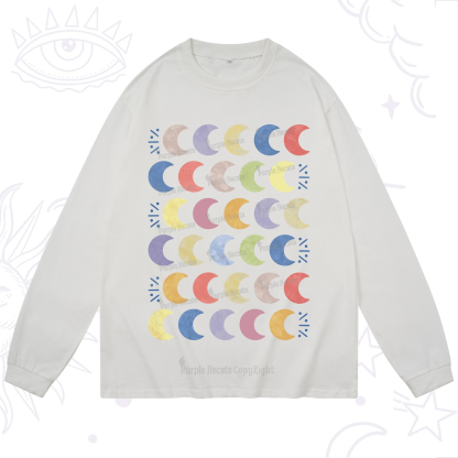 Purplehecate Every Phase Of Me Long Sleeve T-Shirt