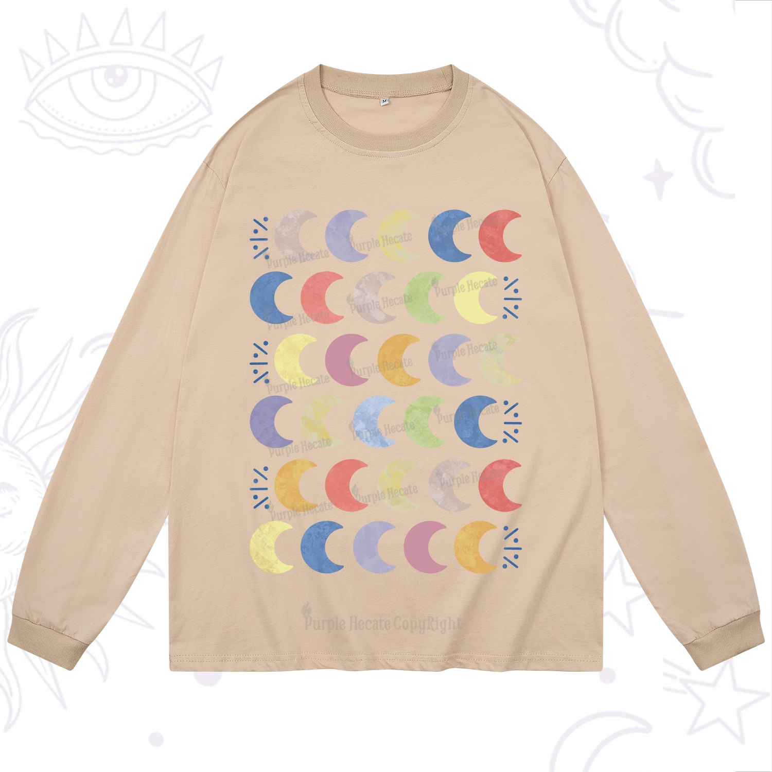 Purplehecate Every Phase Of Me Long Sleeve T-Shirt