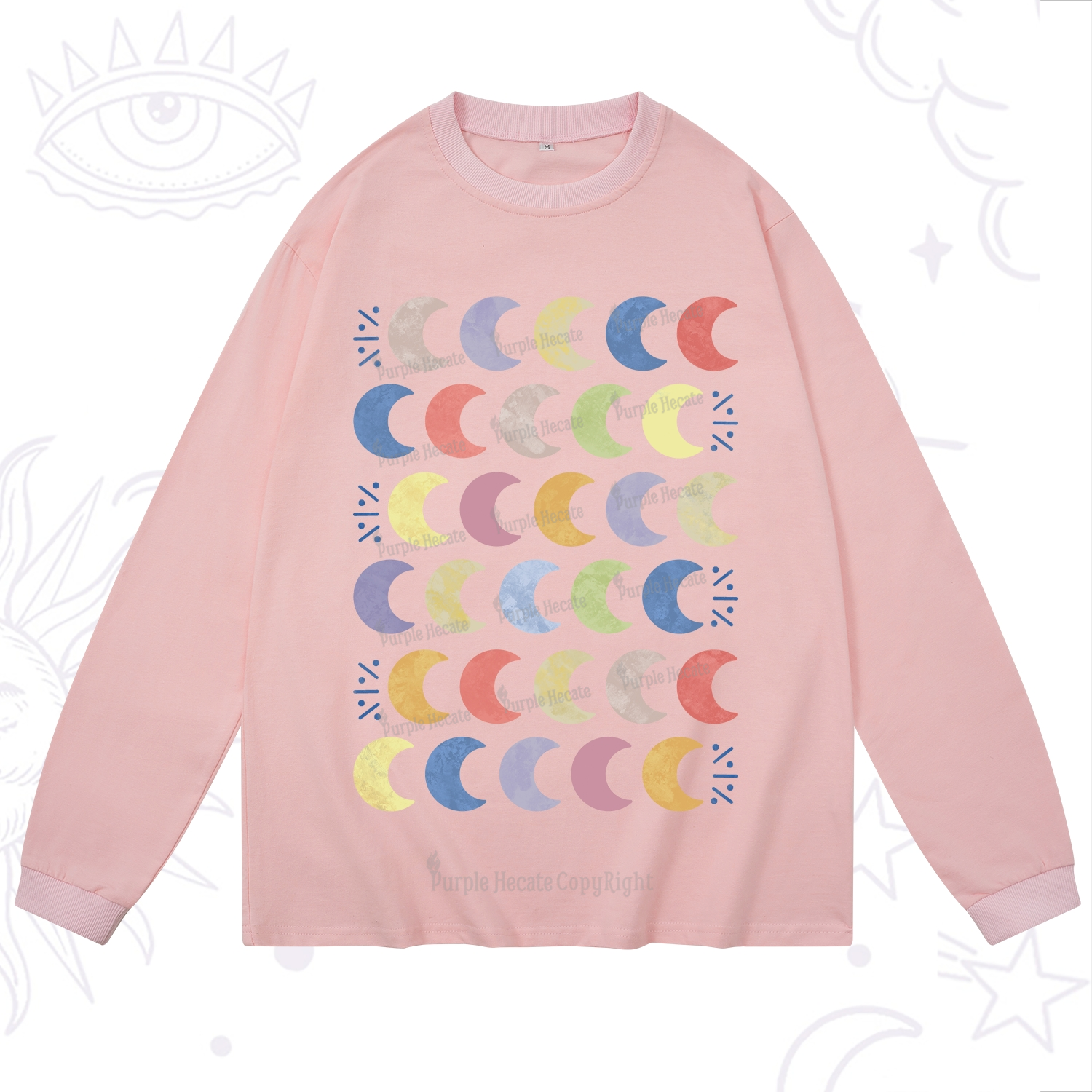 Purplehecate Every Phase Of Me Long Sleeve T-Shirt