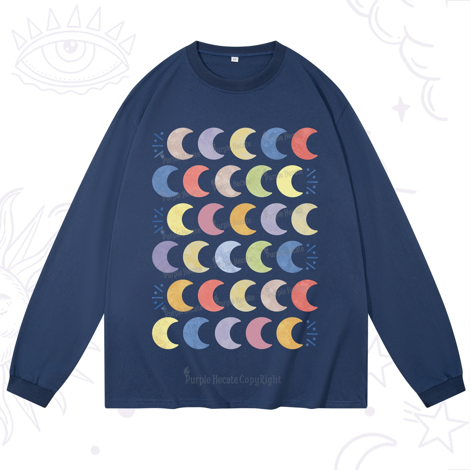 Purplehecate Every Phase Of Me Long Sleeve T-Shirt