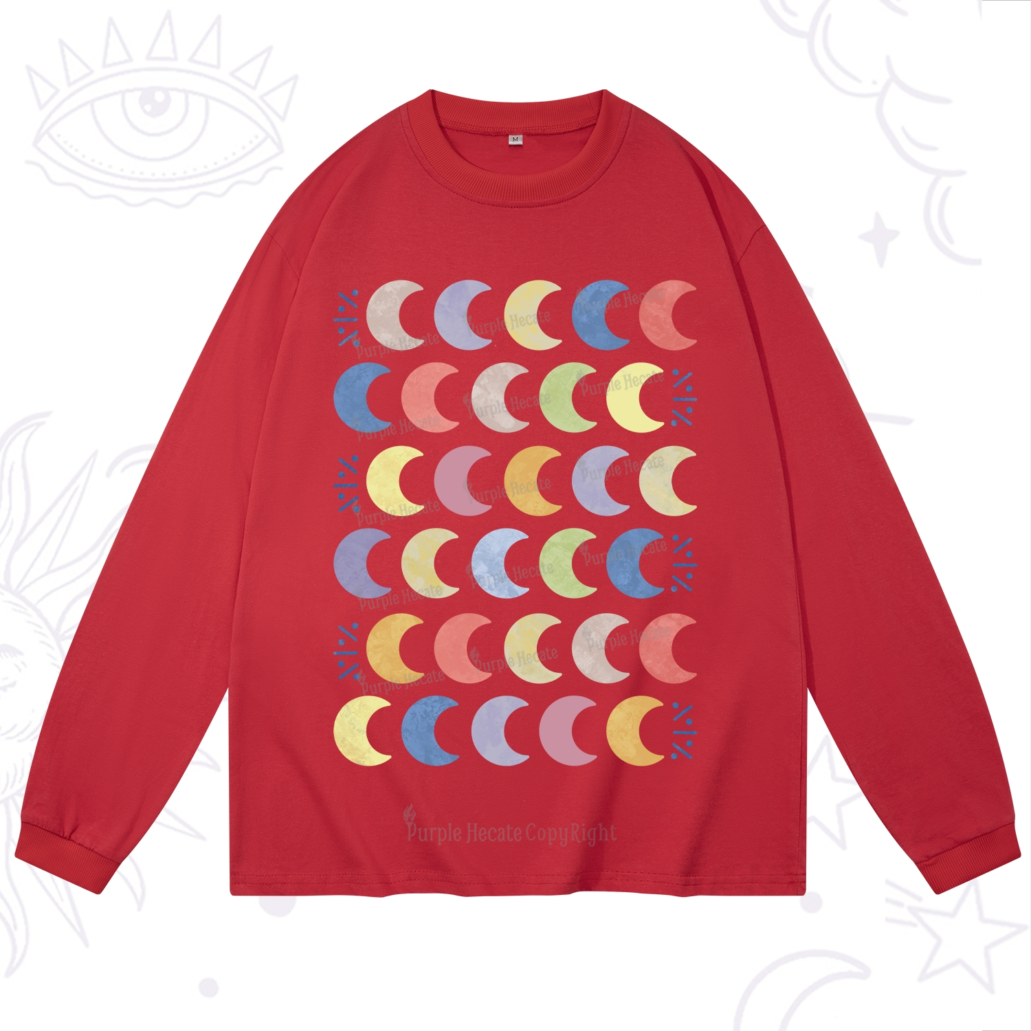 Purplehecate Every Phase Of Me Long Sleeve T-Shirt