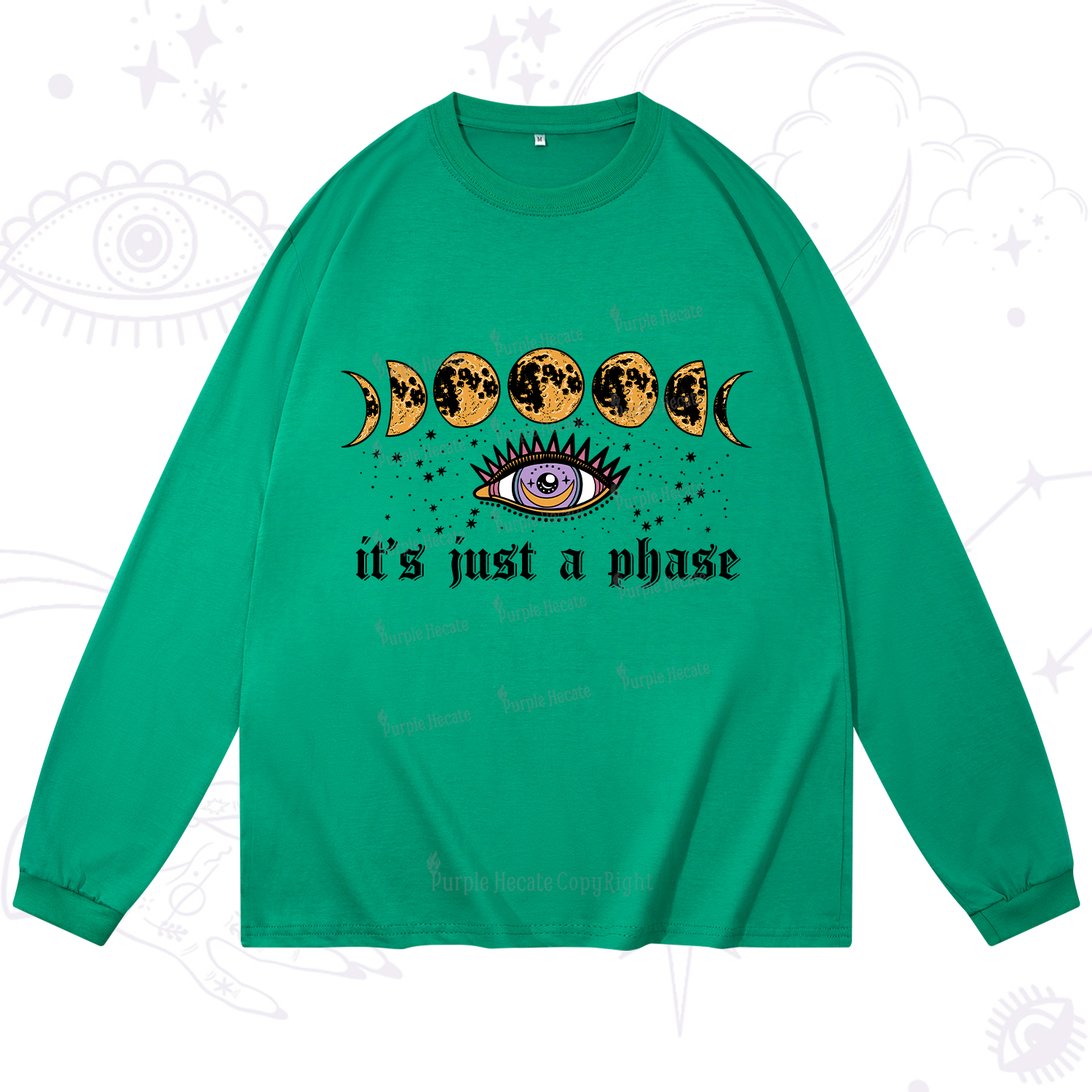 Purplehecate It's Just A Phase Long Sleeve T-Shirt