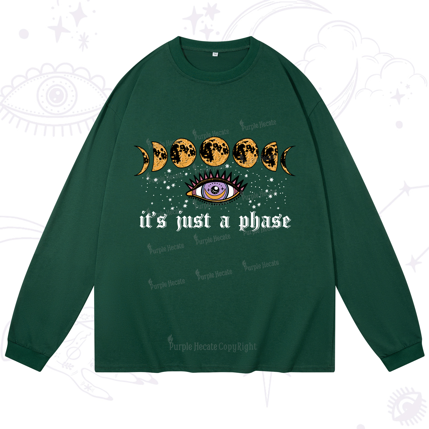 Purplehecate It's Just A Phase Long Sleeve T-Shirt