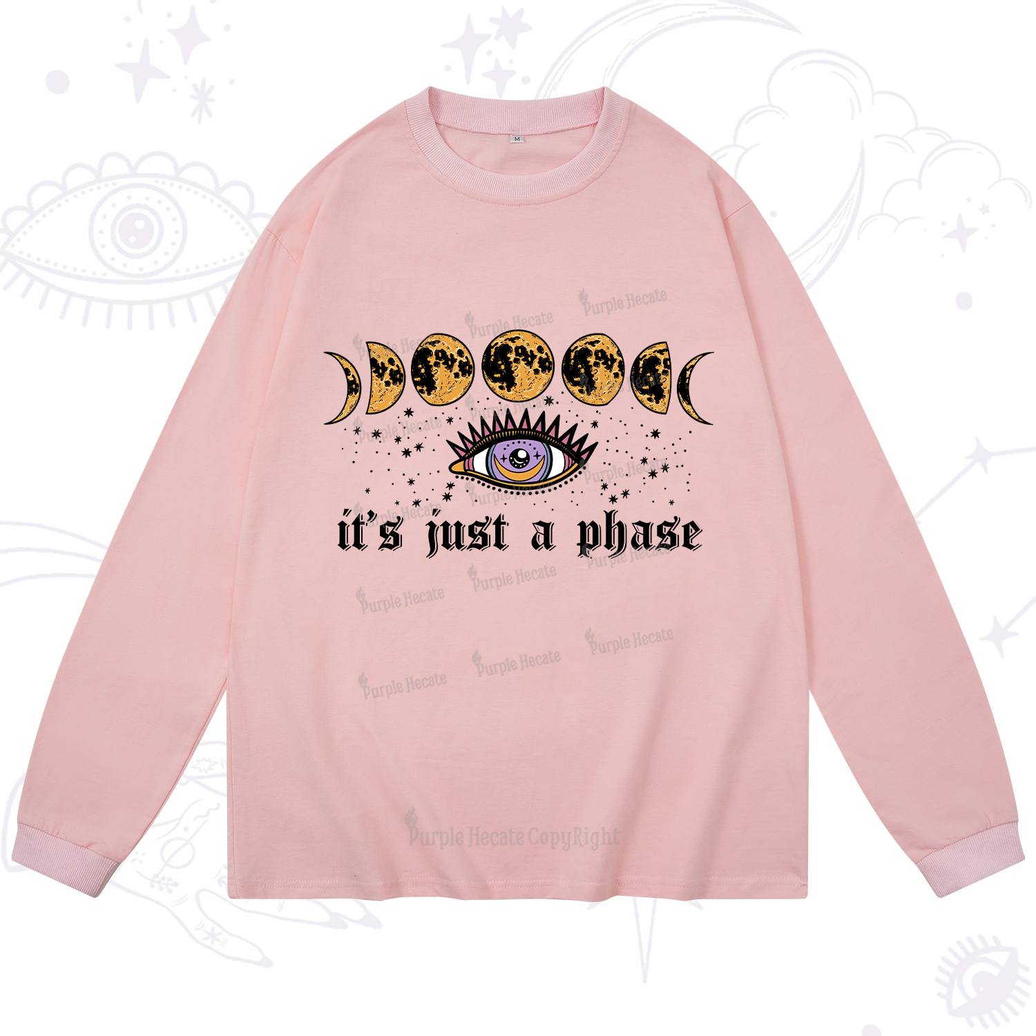 Purplehecate It's Just A Phase Long Sleeve T-Shirt