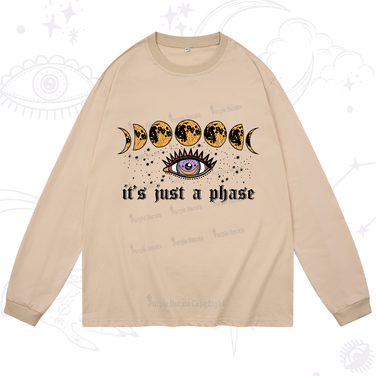 Purplehecate It's Just A Phase Long Sleeve T-Shirt